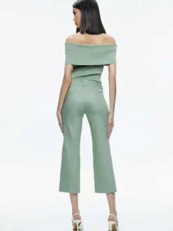 Janis Low Rise Cropped Flare Pant