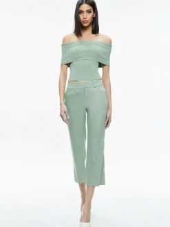 Janis Low Rise Cropped Flare Pant