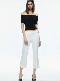 Janis Low Rise Cropped Flare Pant