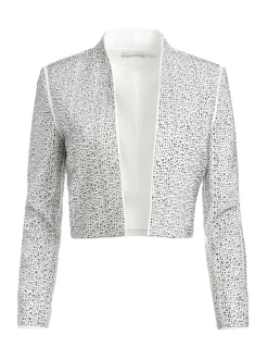 Kalia Embellished Open Front Jacket