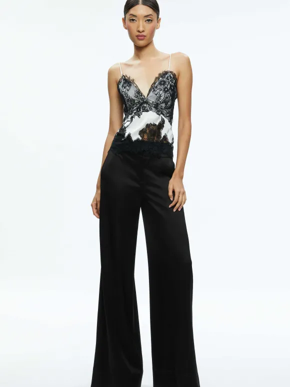 Katja Cutaway Lace Slip Top