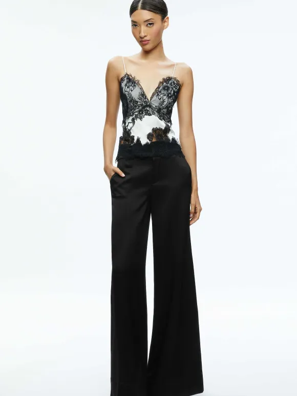 Katja Cutaway Lace Slip Top