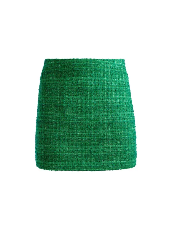 Kensie Scoop Neck Cropped Bustier + Riley Mini Skirt