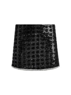 Kidman Sequin Tweed Jacket + Rubi Sequin Tweed Mini Skirt
