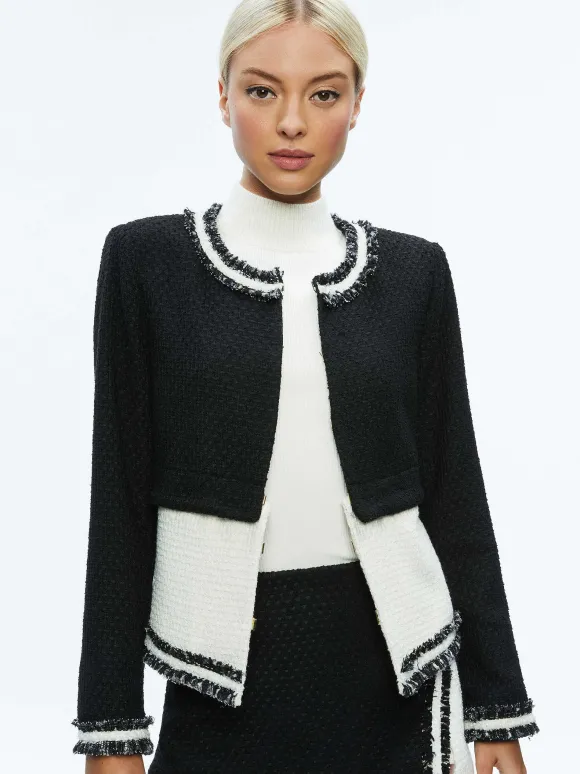 Kidman Two-Fer Tweed Jacket