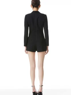 Kyrie Tuxedo Skort Romper