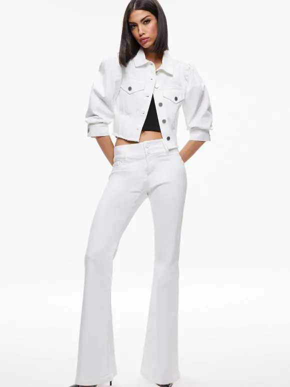 Lana Puff Sleeve Denim Jacket
