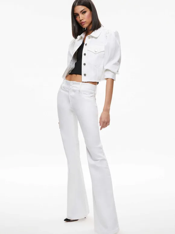 Lana Puff Sleeve Denim Jacket