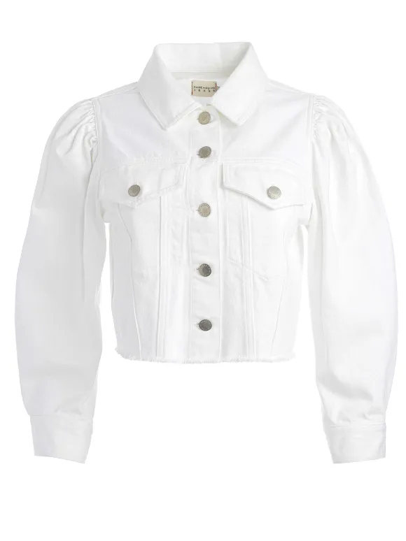 Lana Puff Sleeve Denim Jacket