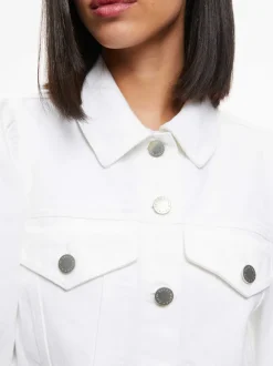 Lana Puff Sleeve Denim Jacket