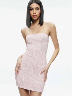 Leia Strapless Embellished Mini Dress