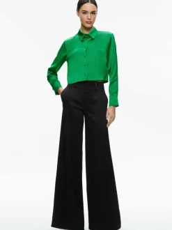 Leon Cropped Button Down