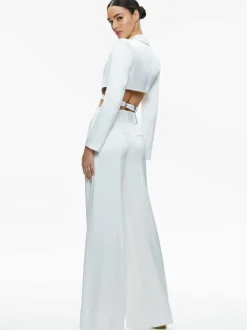 Leone Cropped Wrap Blazer