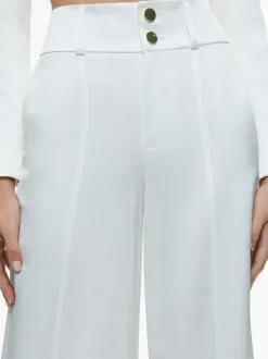 Leone Cropped Wrap Blazer + Mame High Rise Wide Leg Pant