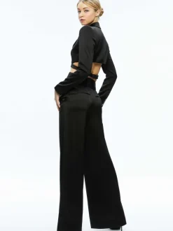 Leone Cropped Wrap Blazer