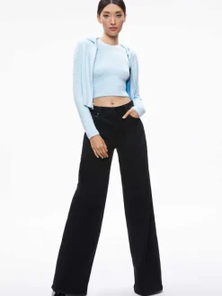 Lidell Cropped Zip Up Hoodie