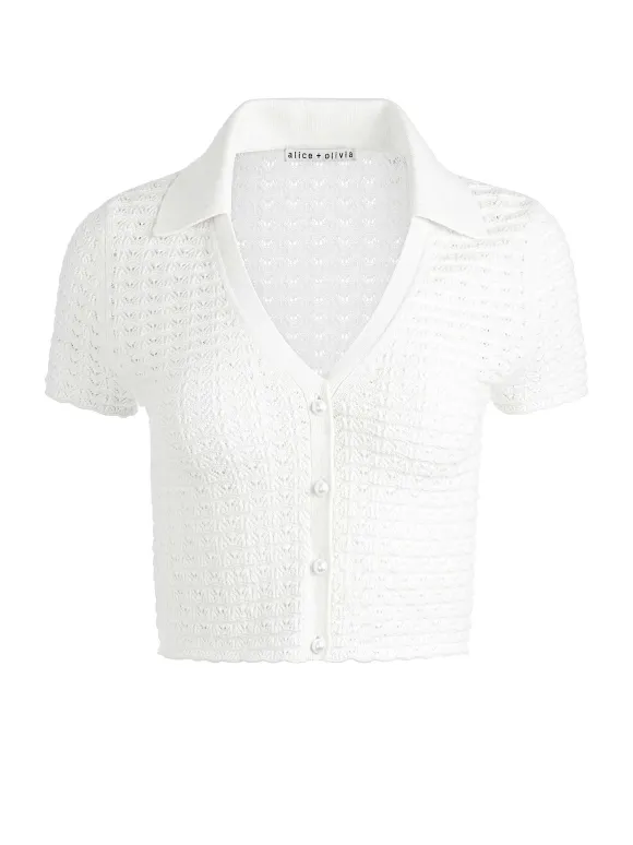Linda Cropped Polo