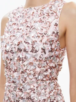 Lindsey Embellished Mini Gown