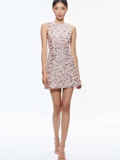 Lindsey Embellished Mini Gown