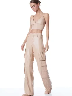 Luis Vegan Leather Cargo Pant