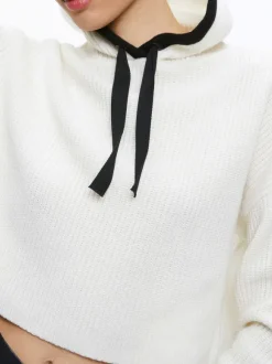 Lumi Ribbed Knit Hoodie