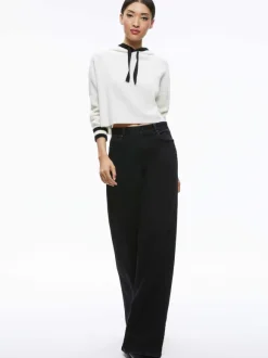 Lumi Ribbed Knit Hoodie