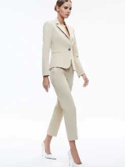 Macey Chino Fitted Notch Collar Blazer