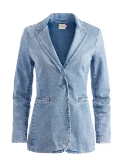 Macey Denim Fitted Blazer