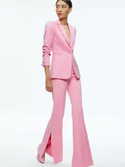 Macey Notch Collar Fitted Blazer
