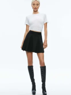 Malka A-Line Full Mini Skirt
