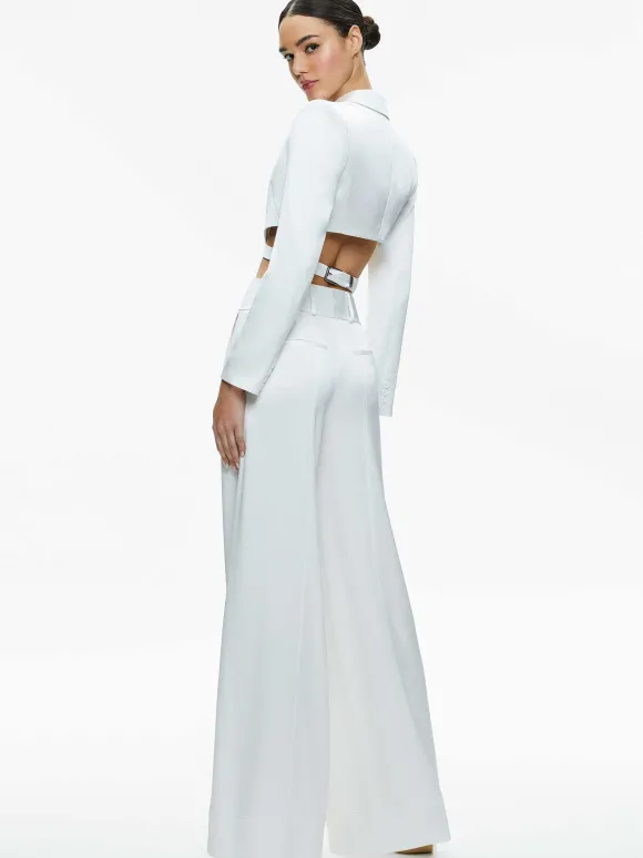 Mame High Rise Wide Leg Pant