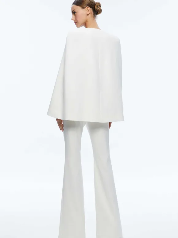 Marica Square Neck Cape Top