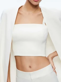 Marica Square Neck Cape Top