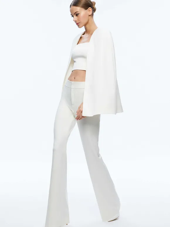 Marica Square Neck Cape Top