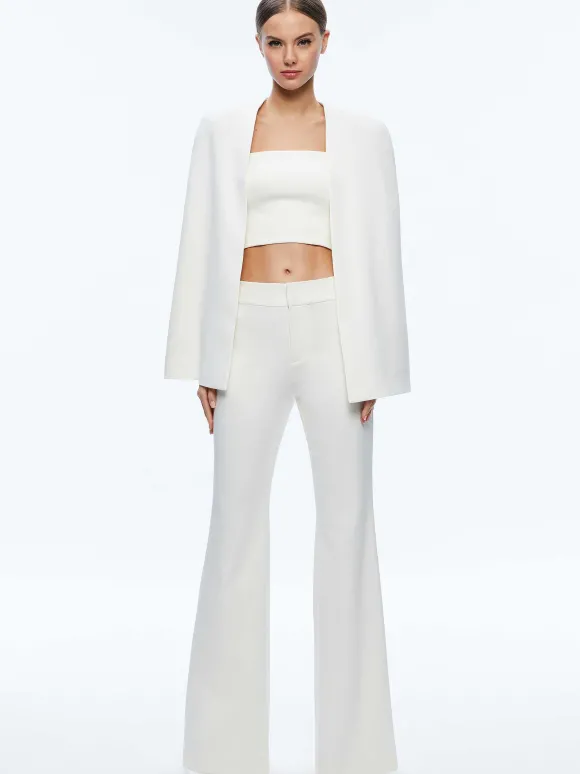 Marica Square Neck Cape Top
