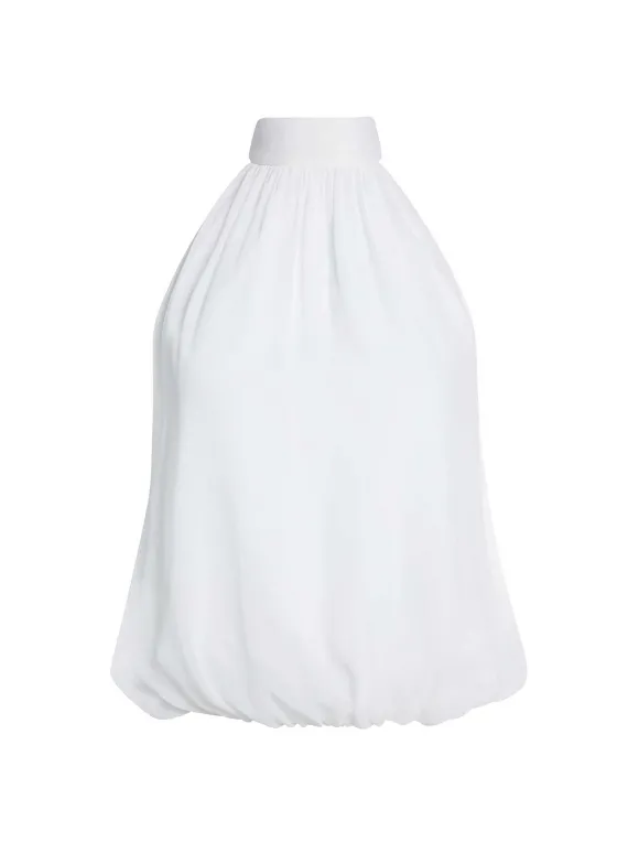 Maris Halter Neck Gathered Top