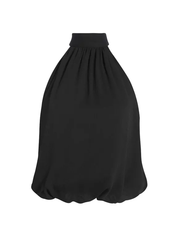 Maris Halter Neck Gathered Top