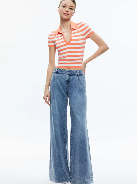Martha Striped Polo