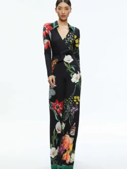 Melinda Wide Leg Wrap Jumpsuit