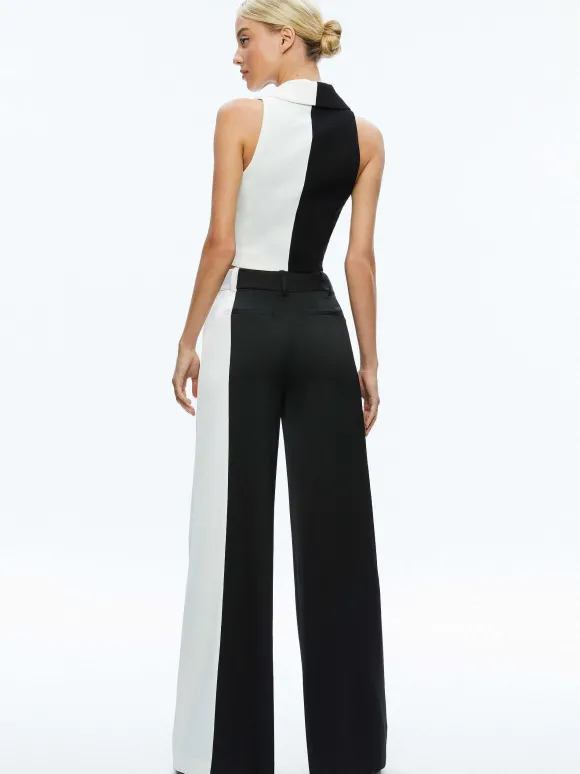 Meri Color Block Blazer Top + Pompey Color Block Pant