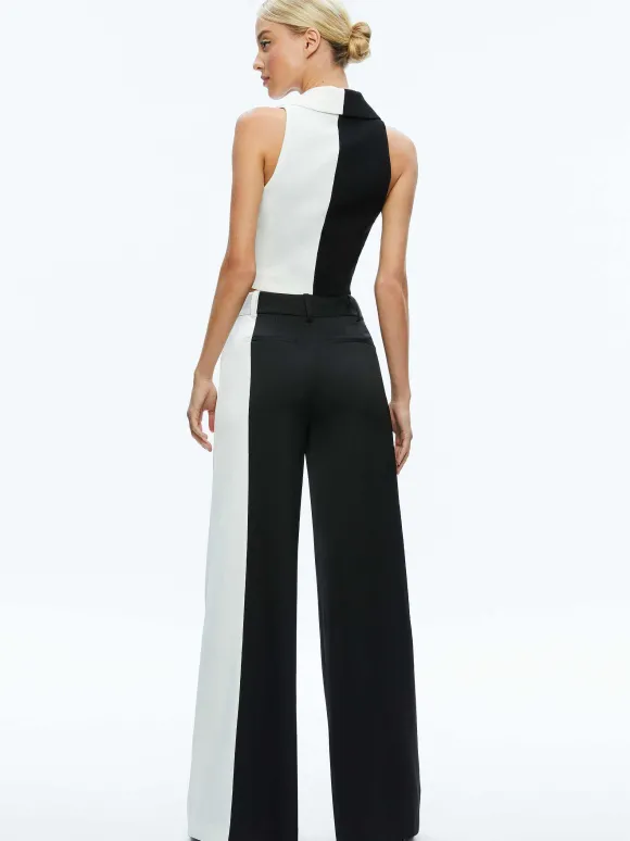 Meri Color Block Blazer Top + Pompey Color Block Pant