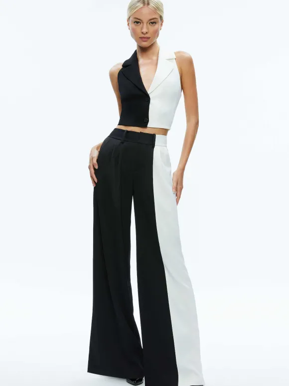 Meri Color Block Blazer Top + Pompey Color Block Pant
