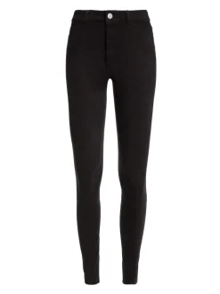 Mikah Single Button Suede Pant