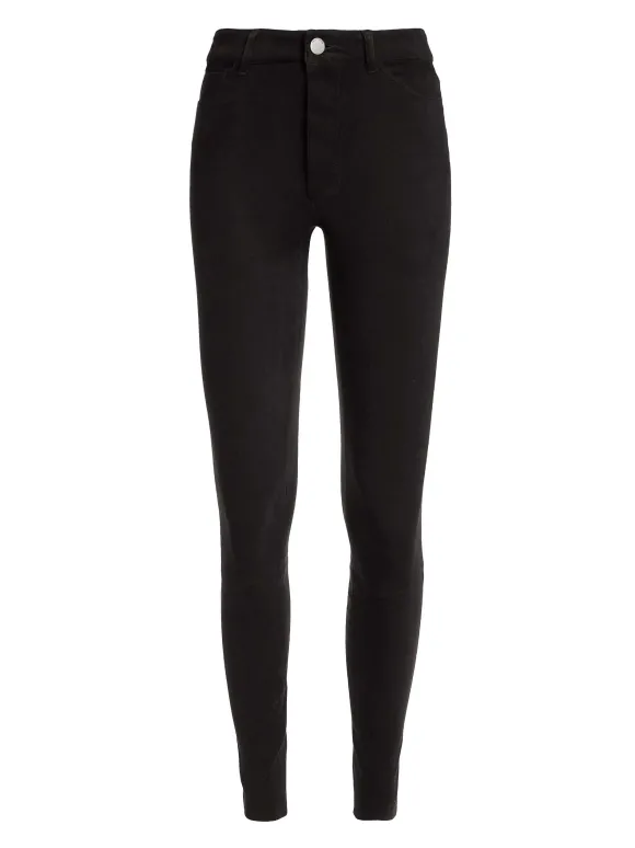 Mikah Single Button Suede Pant