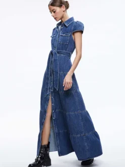 Miranda Maxi Denim Dress
