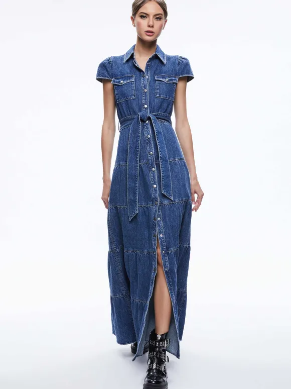 Miranda Maxi Denim Dress