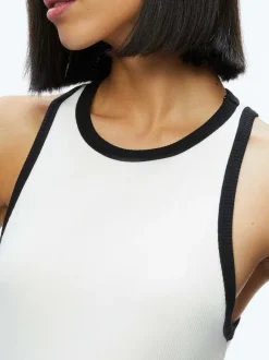 Mirtha Ribbed Racerback Tank