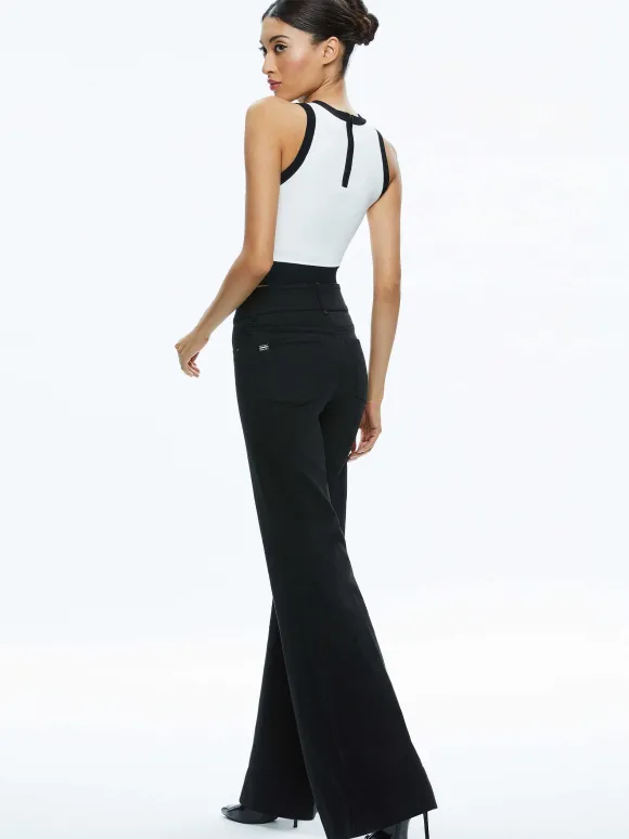 Missa 5 Pocket High Rise Wide Leg Jean