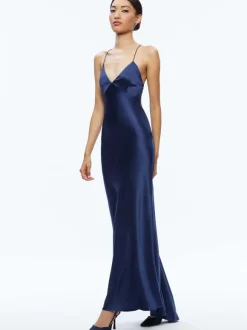 Montana Lace Up Back Maxi Gown