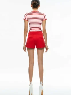 Narin High Rise Button Front Short